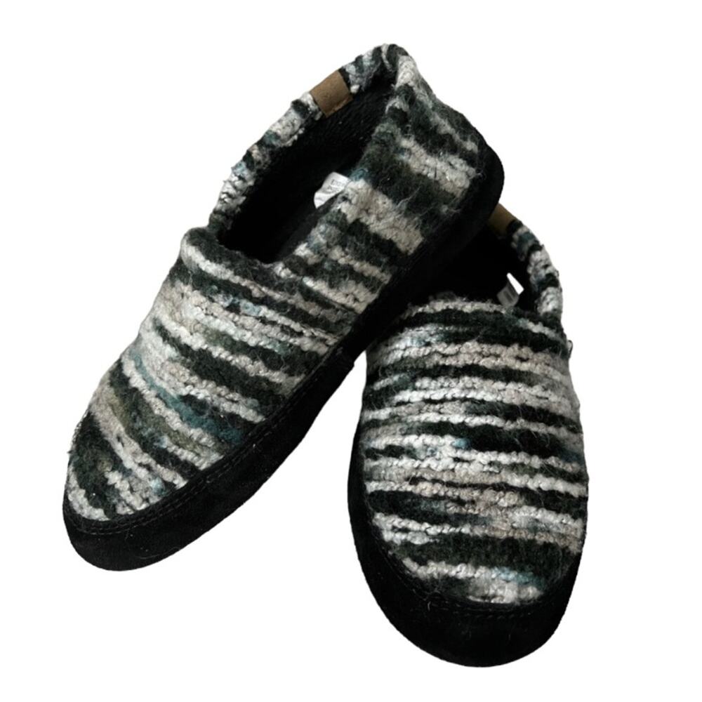 Acorn Women's 5-6 Moc Slipper Shoes Memory Foam Indoor Outdoor Sole